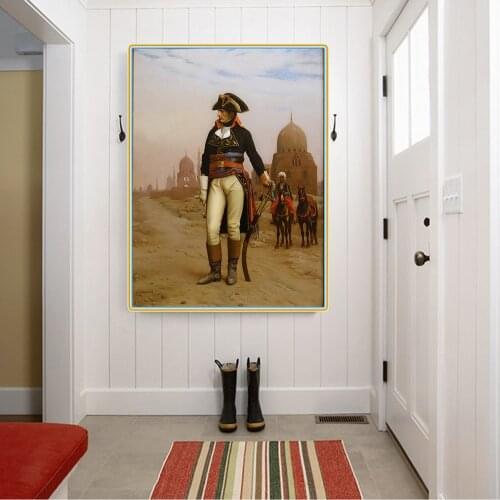 Citon Jean-Leon Gerome《Napoleon in Egypt》Canvas Art Oil Painting Famous Artwork Poster Picture Modern Wall Decor Home Decoration