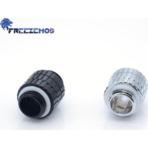 FREEZEMOD Double Male Fitting Male-Male 360 Degree Rotary G1/4 ''Thread Dual External Hexagonal Fixed Adapter Water Cooler Mod