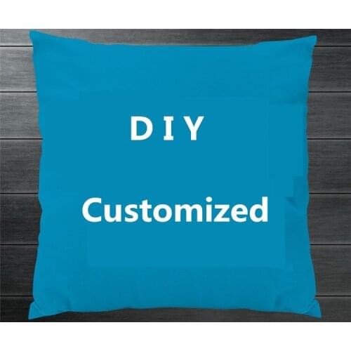 Customized DIY Anime Manga Cartoon Two Side Pillowcase Pillow Case Cover Cosplay Fanart 40*40cm Gift BED/SOFA/CAR Decor