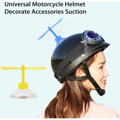 Mofaner Universal Motorcycle Animation Bamboo Dragonfly Propellers Helmet Decoration Suction Cup Motorbike decorate