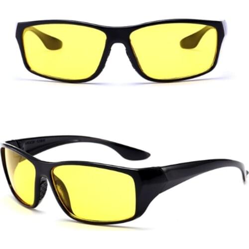New night vision goggles mens sunglasses fashion polarized night vision driving enhanced light glasses
