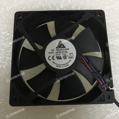 New 12 cm 12025 AFB1212L12V 0.21 A dual ball quiet fan power supply chassis