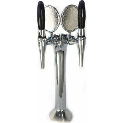 Beer bar EU style beer tower with glycol tube beer taps medallions to Brazil