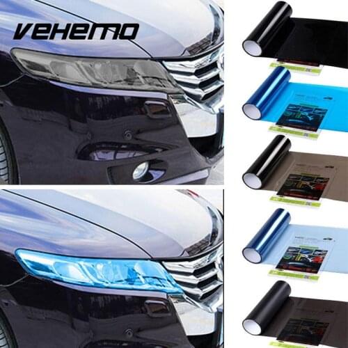 Vehemo Change Color Film Car Lights Good Light Transmission Easy To Disassemble For Volkswagen VW Polo Passat B5 B6 CC GOLF 4 5
