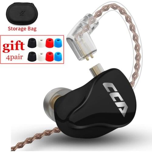 CCA CA16 Terminator 7BA+1DD 12 Unit Hybrid In-ear Earphones HIFI Headset Music Sport KZ ZS10 PRO AS12 AS16 ZSN PRO C12 ZST