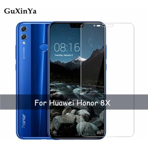 2pcs Tempered Glass Honor 8x Screen Protector Glass For Huawei Honor 8x Anti-scratch Film Honor 8x JSN-L11Protective Front Film