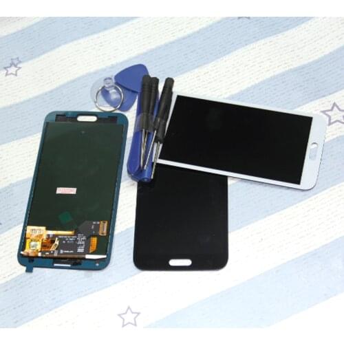 Highscreen LCD For Samsung Galaxy S5 G900F G900 LCD Touch Screen Digitizer Assembly Replacement Moblie Phone Display