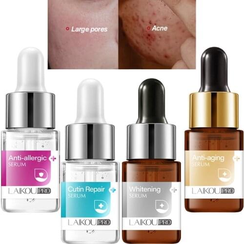 12 ml LAIKOU PRO Face Serum Anti Allergic Whitening Anti Aging Facial Essence Repair Cutin Multi Effect Soothing Face Skin Care