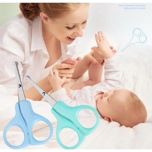 500pcs 8 Color Stainless Steel Safety Nail Clippers Scissors Manicure Cutter For Newborn Baby Convenient Baby Care Safe Nail