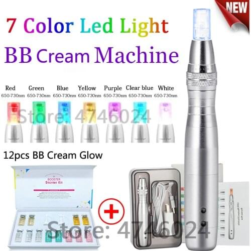 7 Colors Led BB Meso Glow Machine Pen Therapy Pen Auto Micro Needle Pen Micro Needing Pen
