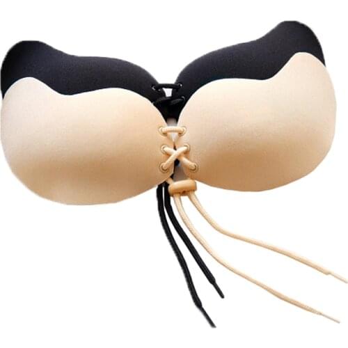 1Pcs Sexy Self-Adhesive Invisible Silicone Bra Woman Push Up Bras Bust Front Closure Gel Strapless Backless Seamless Sticky Bras