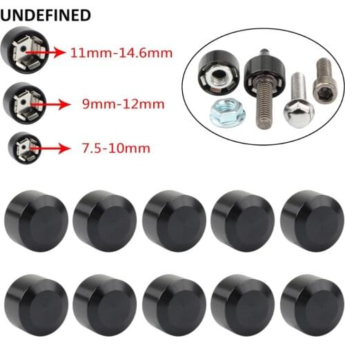 Black Motorcycle Head Bolts Cap Cover CNC Schrauben Topper Caps Cover For Harley Sportster Touring Dyna Big Twin Cam Softail