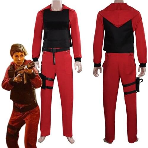 Salvador Dali Jumpsuit The House of Paper La Casa De Papel Cosplay Money Heist Costume for Party Halloween