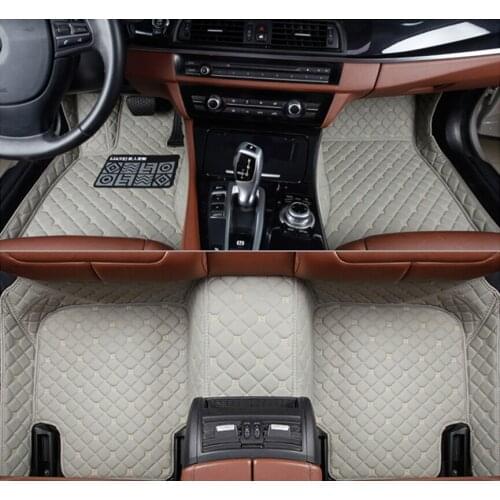 Flash mat leather car floor mats for MG All Models GT MG5 MG6 MG7 mg3 SW mgtf TF ZR ZT ZT-T car accessories car styling carpet