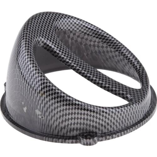 Carbon Fiber Look Air Scoop Fan Cover Cap Plastic for GY6 125 150cc Scooter