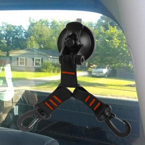Suction Cup Hook Outdoor Camping Hiking Suction Cup Anchor Hook Reusable Tie Down Home Securing Hooks Portable Hook Carabiner