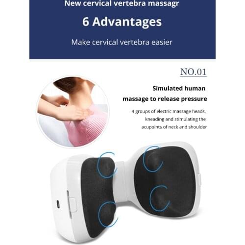 Relaxing Health Deep Tissue Cervical Massage Neck Massager For Neck Pain Relief Health Care