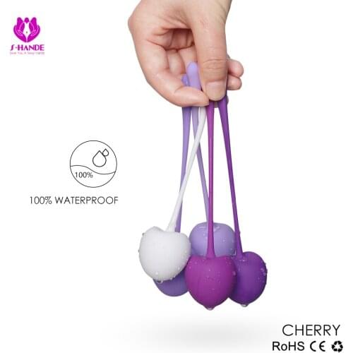 New Sex Shop 5pcs/lot Vagina Tighten Exercise Weight Kit Kegel Ball Ben Wa Balls Vibrator Adult Sex Toys for Women