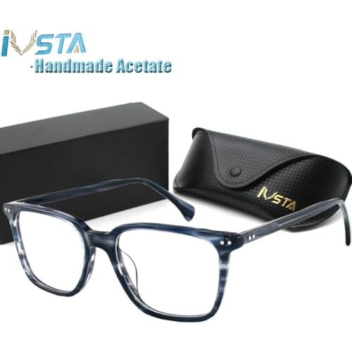 IVSTA Square Prescription Glasses Computer Men Acetate Frame OV 5031 Johnny Depp Anti Blue Light NDG Myopia Optical Spectacles