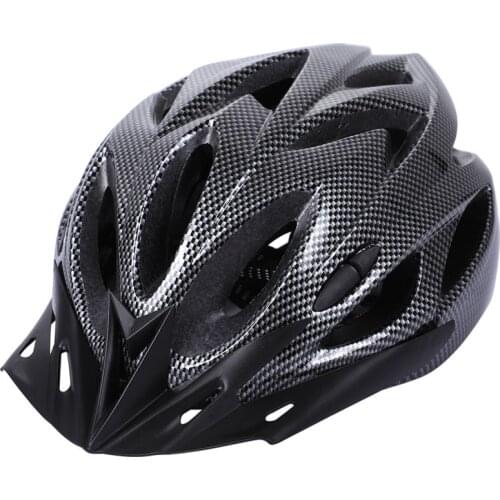 Carbon Bicycle Helmet Bike MTB Cycling Adult Adjustable Unisex Safety Helmet