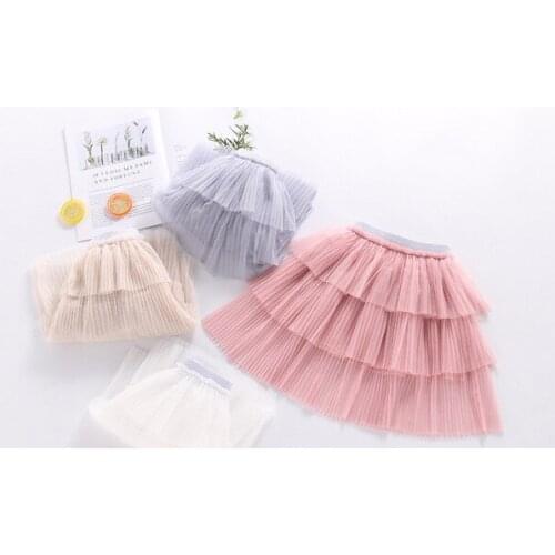 Girls Skirts for Kids Princess Ball Gown Pettiskirts Birthday Multi-layer Cake Skirt 4 5 6 7 8 Year Baby Tutu Skirt High Quality