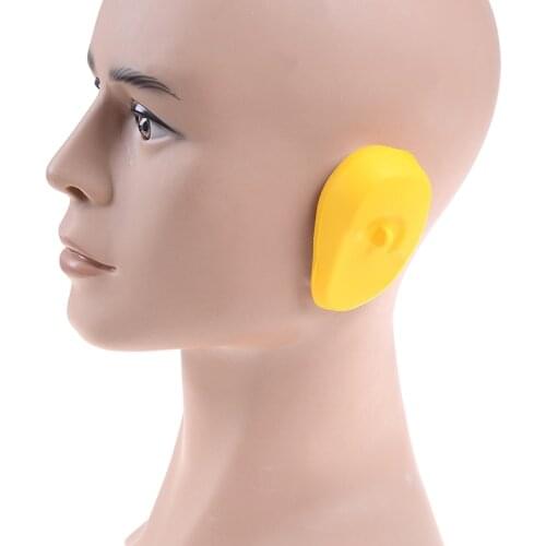 1 Pair Clear Silicone Ear Cover Diving Shower Soft Anti-Noise Snoring Sleeping Ear Plug