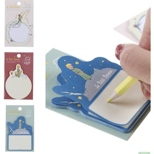 1pcs New Little Prince Memo Sticker Paper Sticky Note Fair Tale Card Self-Adhesive Bookmark Office School Supplies