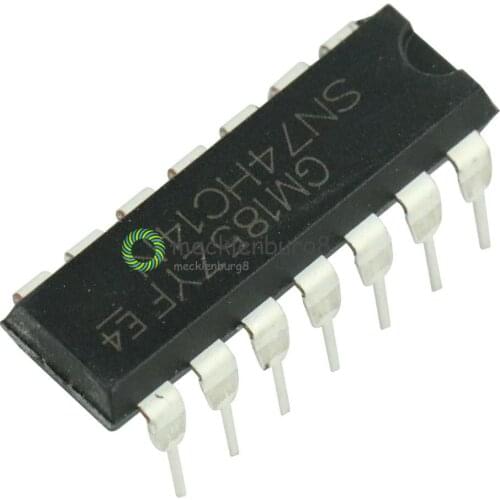 5PCS DIP-14 SN74HC14N 74HC14N 74HC14 CMOS Hex Schmitt Trigger Inverter NEW original