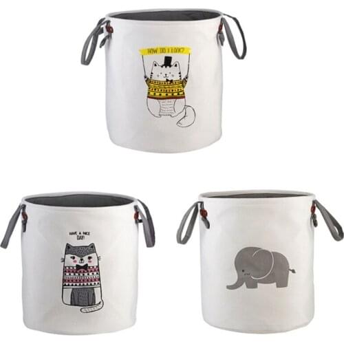 Freestanding Laundry Basket with Handle Collapsible Large Washing Dirty Clothes Picnic Toy Storage Organizer Bin for Home