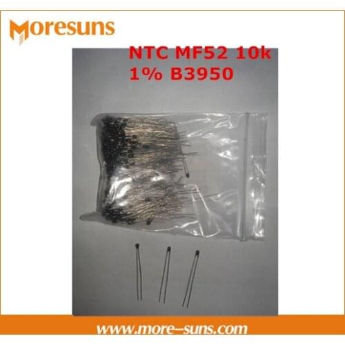 Fast Free shiping 500pcs/lot NTC sensor NTC MF52 10k 1% B3950 NTC thermistor