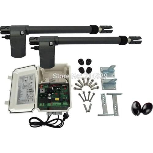 DC24V remote control swing electric motor kit include gate sensors &4 transmitters