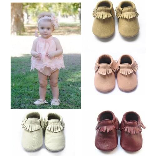 Baby Leather Shoes Soft Sole Toddler Shoes For Boys And Girls Baby Moccasins