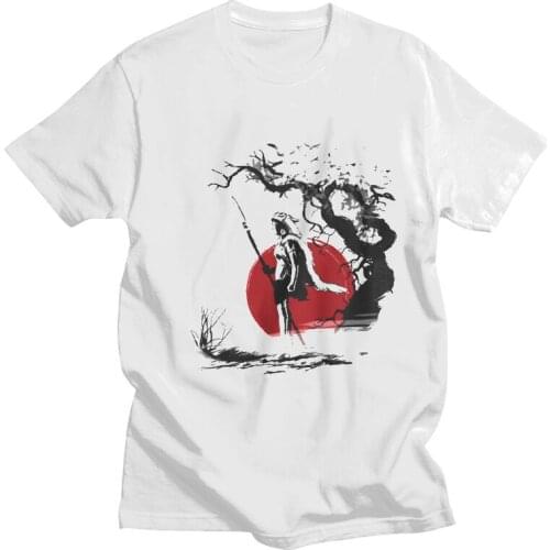 Male Forest Protector T-Shirt Streetwear Anime Manga Mononoke Hime Tshirt Short Sleeve Unique T Shirt Homme Cotton Tee Clothing