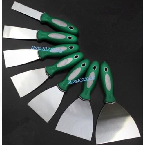 Hot sale ! 1"2" 3" 4" 5" Putty Knife Scraper Blade stainless steel Plastic Handle Wall Plastering Knife Hardware Hand Tool