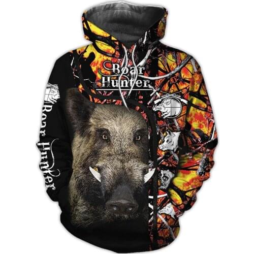 3D Printed Boar Hunting Men Oversized HoodieHoodies Harajuku Fashion Hooded Sweatshirt Autumn Unisex Hoodie Sudadera Hombre