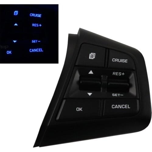 Steering Wheel Switch Buttons on Right Side Cruise Control Speed For Hyundai creta 2.0L Remote With Blue Light Replace Auto Part