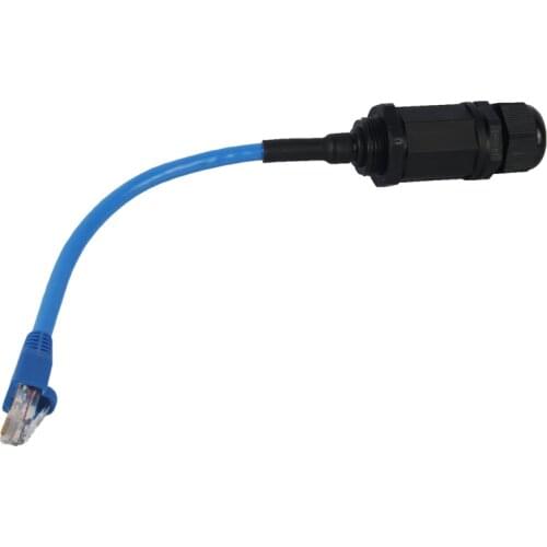 M20 M22 Waterproof RJ45 Connector with LAN Wire IP68 Ethernet Waterproof Retardant Terminal Connector Quickly Connected Cable