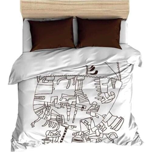 Scrub 100 Cotton Single Duvet Cover Set Seed 4 248570714