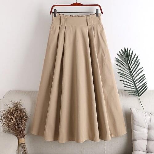 New style suit fabric skirt for autumn and winter Formal High-Waist Women Skirt 2020 Mid-Calf Length Straight Womens Skirt