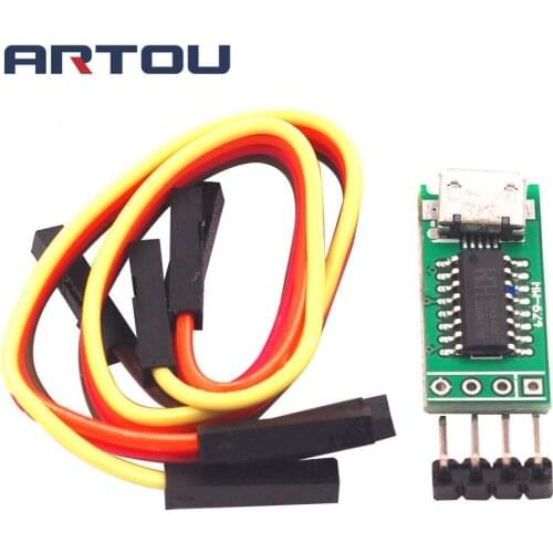 CH340C Micro USB to TTL Serial Port ISP Download Module 5V/3.3V 500mA Replace CH340G CH340T For STM32 51 With Lines In Stock