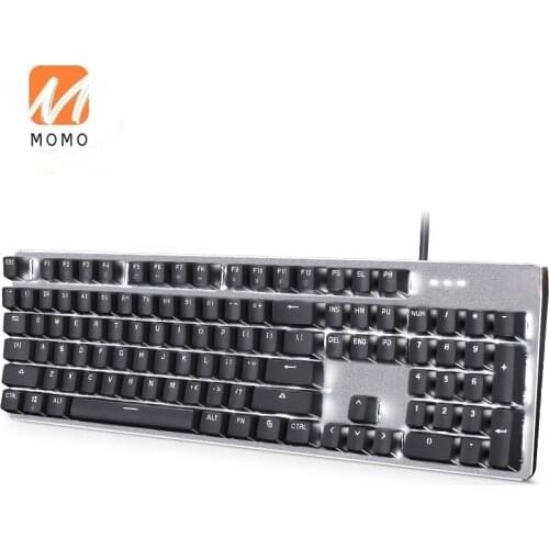 Wired Mechanical keyboard office game e-sports suspension keycap green tea red shaft Back light USB