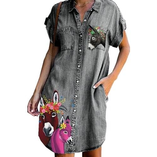 Samdolly Denim Summer Dresses