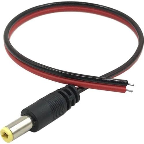 Dc Male Cord 5.5 2.1mm DC Power Centralized Power Supply Cord LED Monitor DC Power Tuning Fork Head