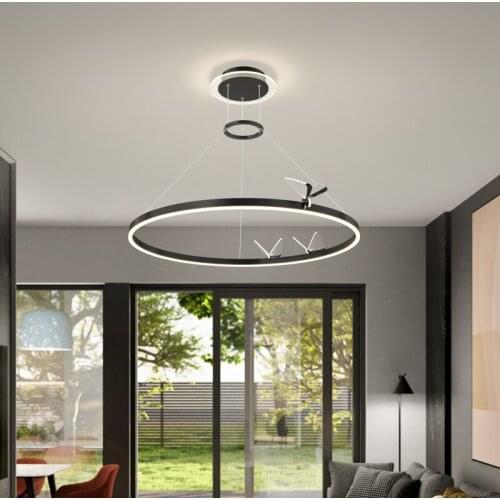 Modern Led Pendant Lights Indoor Lighting Decoration Lamp Simple Bedroom Living Room Dining Home Ceiling Lamp Brightnes Dimmable