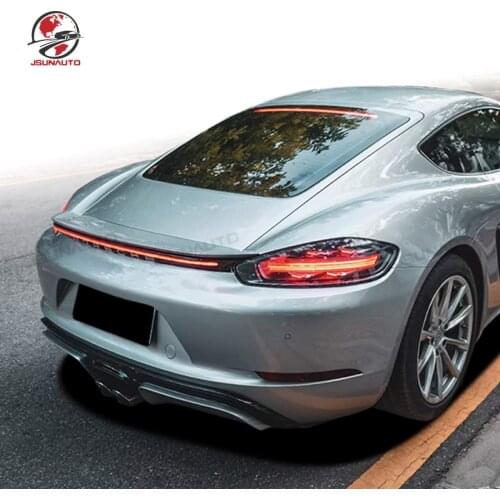 For Porsche 718 Cayman Boxster Throughout Taillight Raer Stop Lamp GTS Style Car Upgrade Styling Accessories