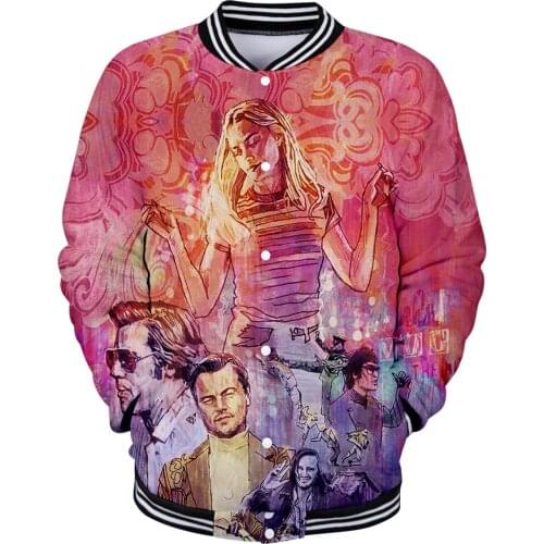 Sweatshirts jacket Hollywood past Suit Autumn Winter Warm Logo Printed Hooded Pullover