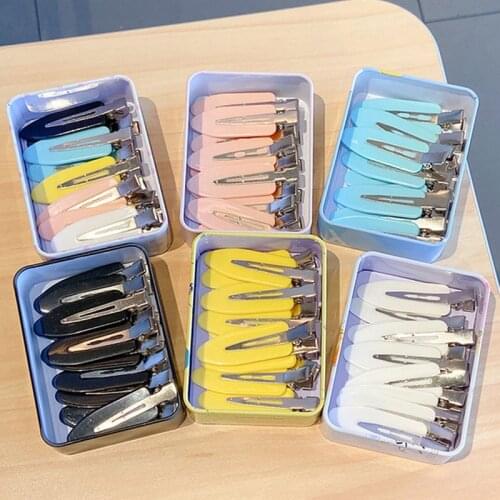 10Pcs Hair Clips Bangs Seamless Clip Makeup Hair Styling Hair Tools Women Girls Barrettes Accessories Hair Headdress