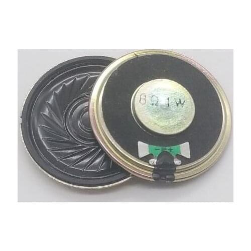 10pc Diameter 40mm 8Ohm 8R 1W Magentic Type Round Metal Shell Micro Speaker