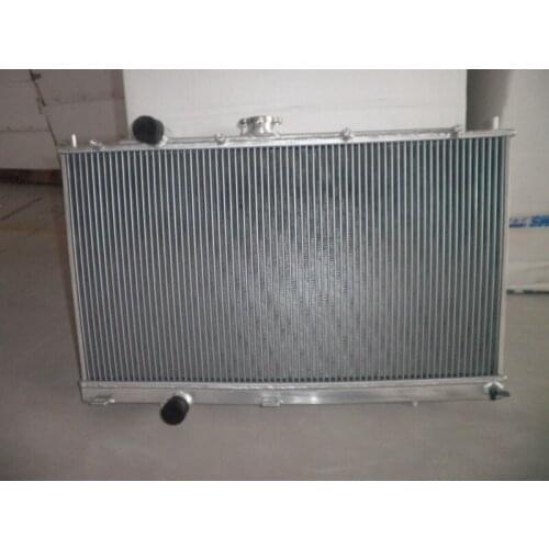 Aluminum Radiator For Mitsubishi LANCER EVO 4 5 6 2 ROW 42MM MT TURBO 1996-2000 97 98 99 00