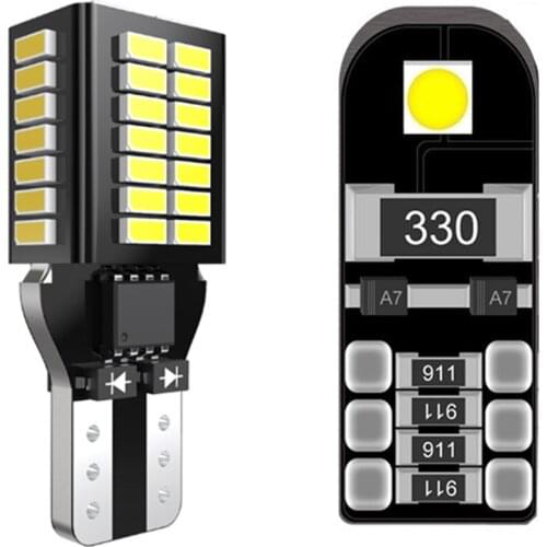 2x Signal Lamp W16W LED T15 921 912 Bulb Super Bright T10 W5W LED 192 168 T15 Led Canbus Auto Backup Reserve Lights Tail Lamp